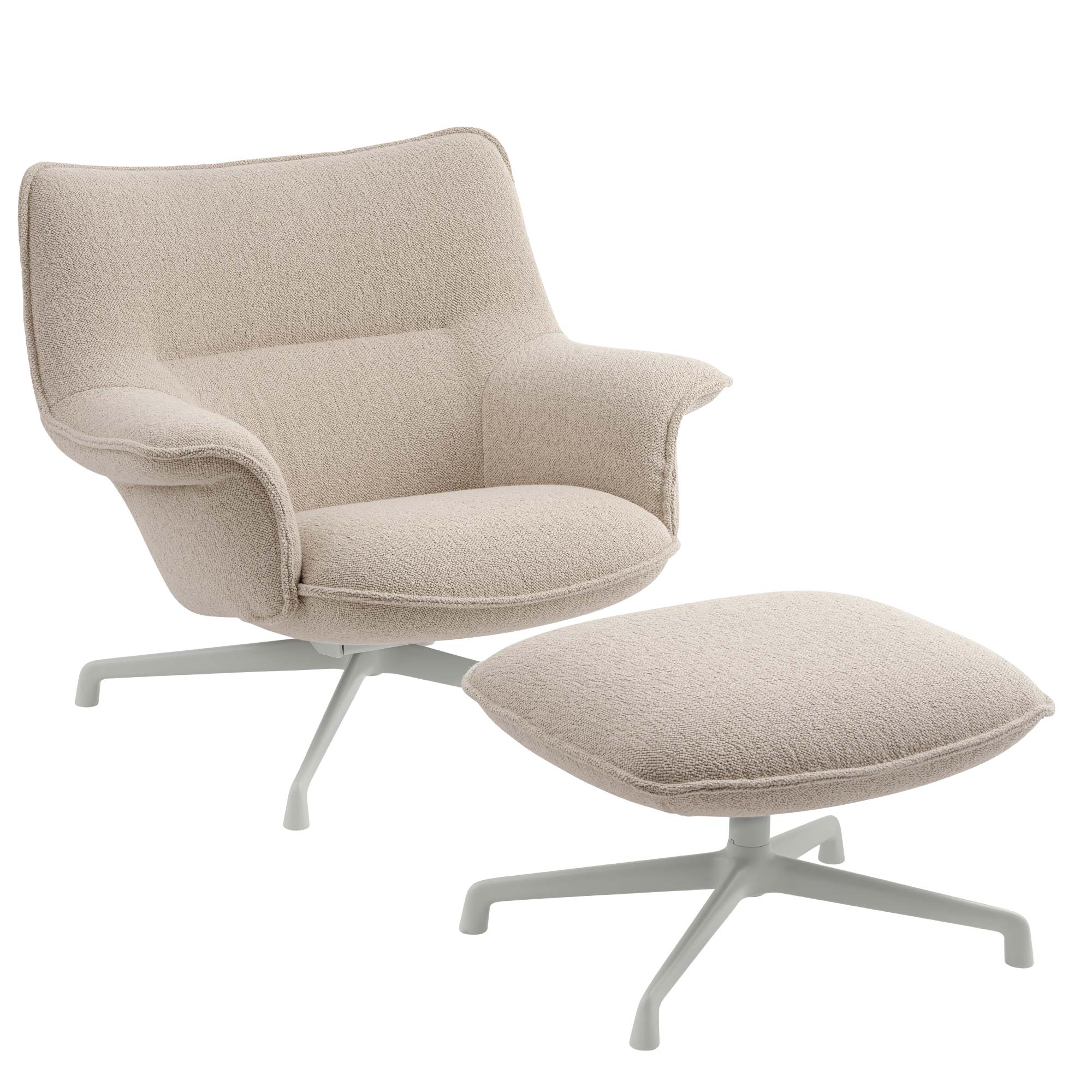 Doze Lounge Chair Low Back & Ottoman Sessel