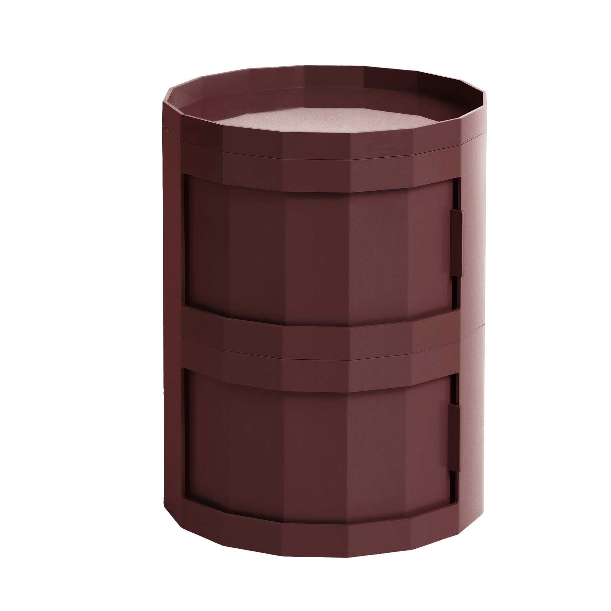 Facet Cabinet Nachttisch niedrig