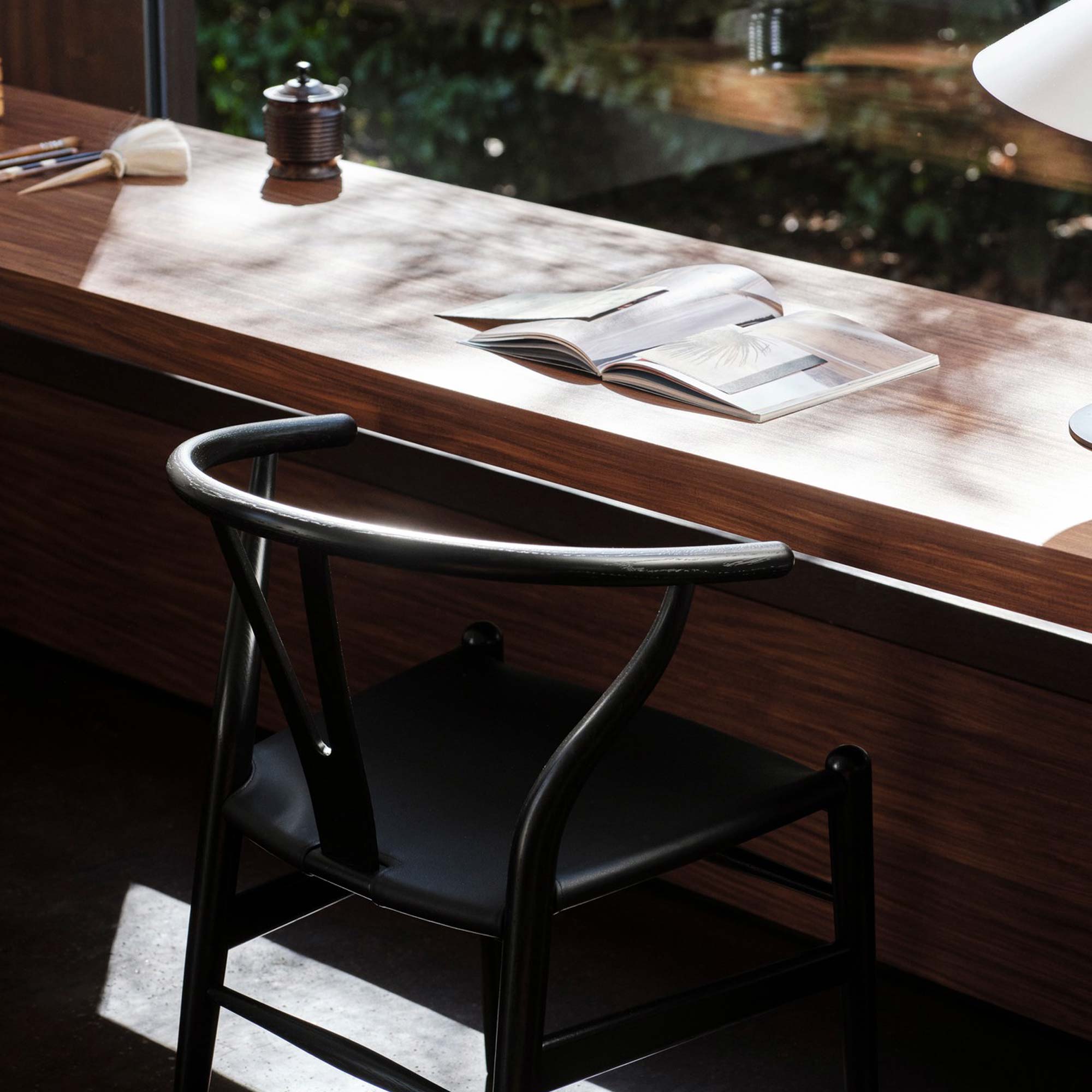 CH24 P | Wishbone Leder Chair Stuhl