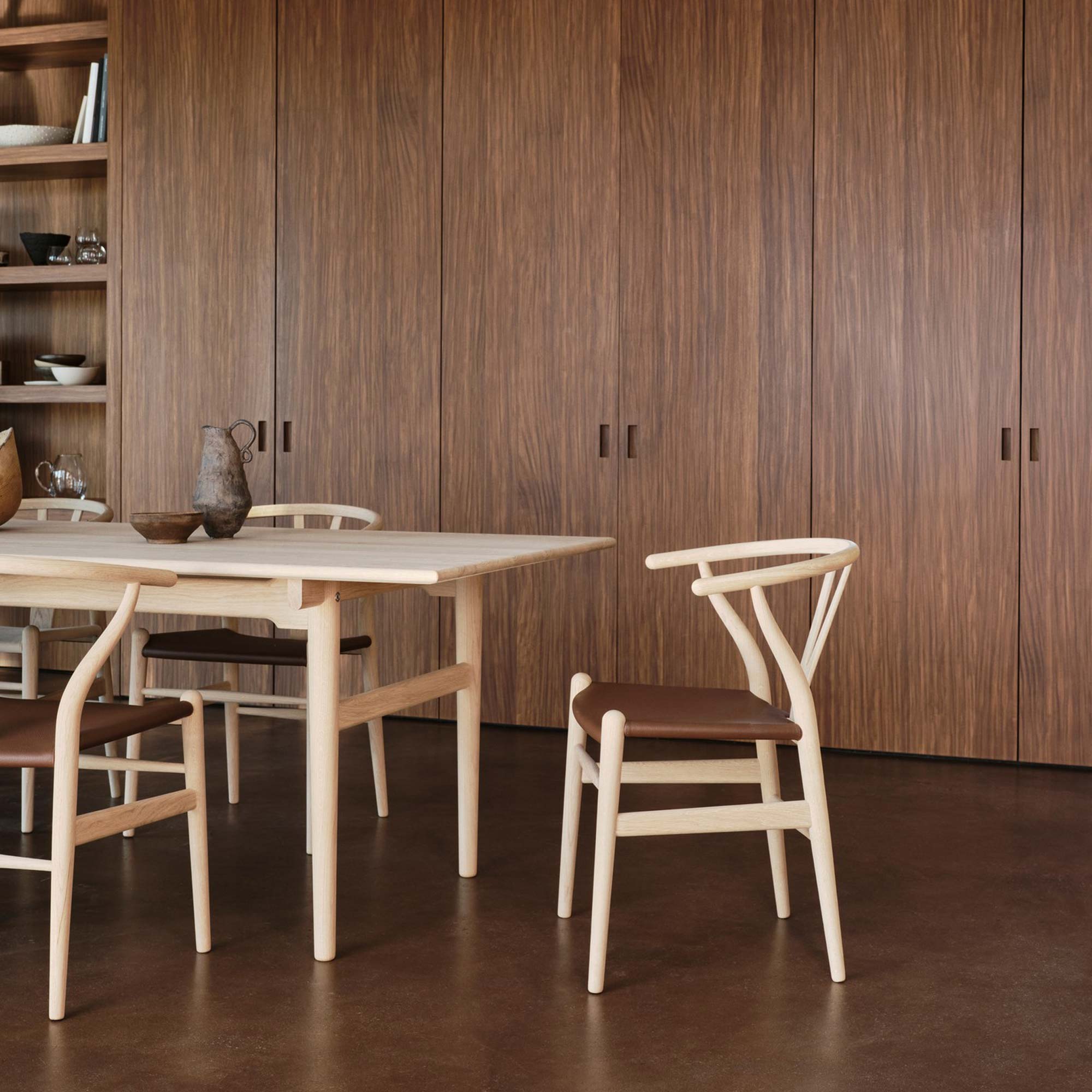 CH24 P | Wishbone Leder Chair Stuhl