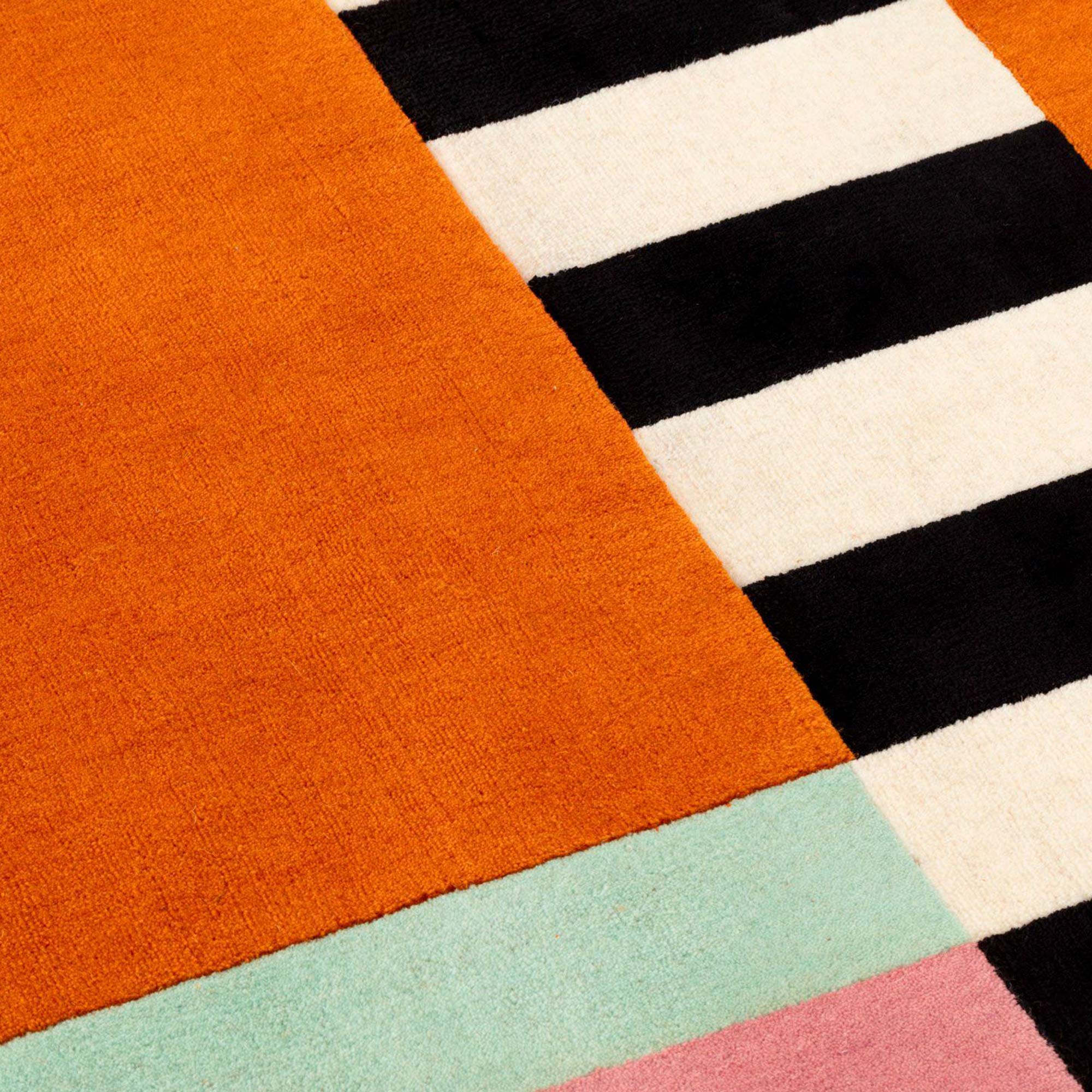 SO MUCH FUN Strict Rayures rectangle Teppich