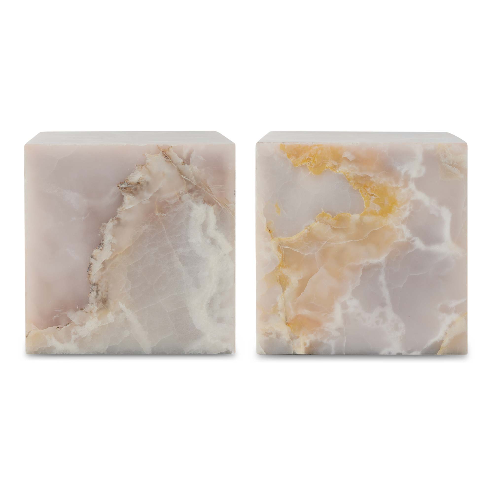 Pink Onyx Block Table Beistelltisch