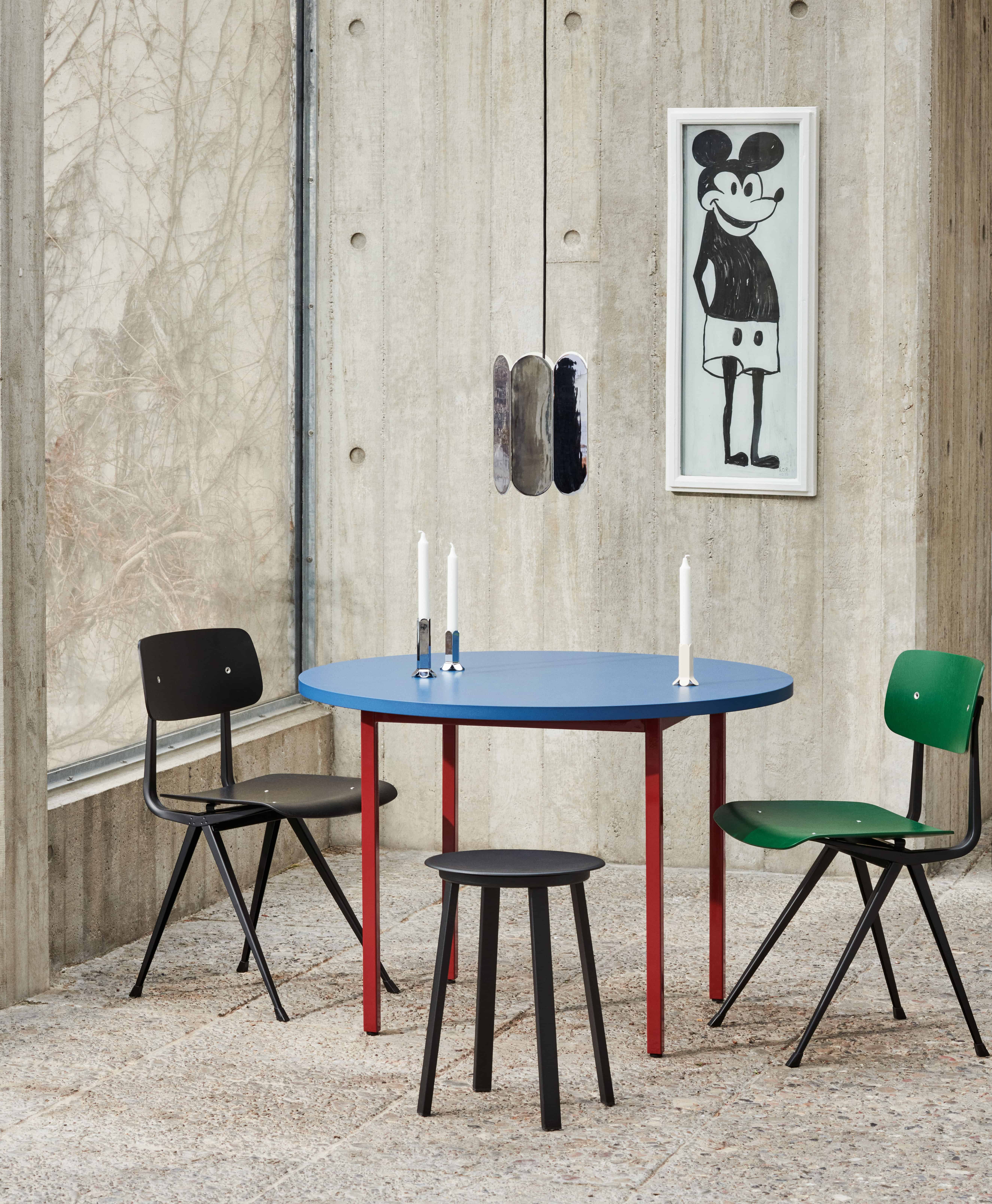 Two-Color Tisch rund