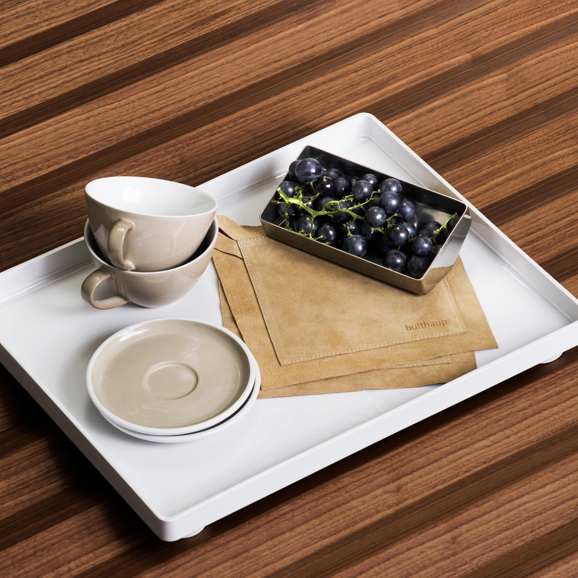 Tablett, Kunststoff weiß