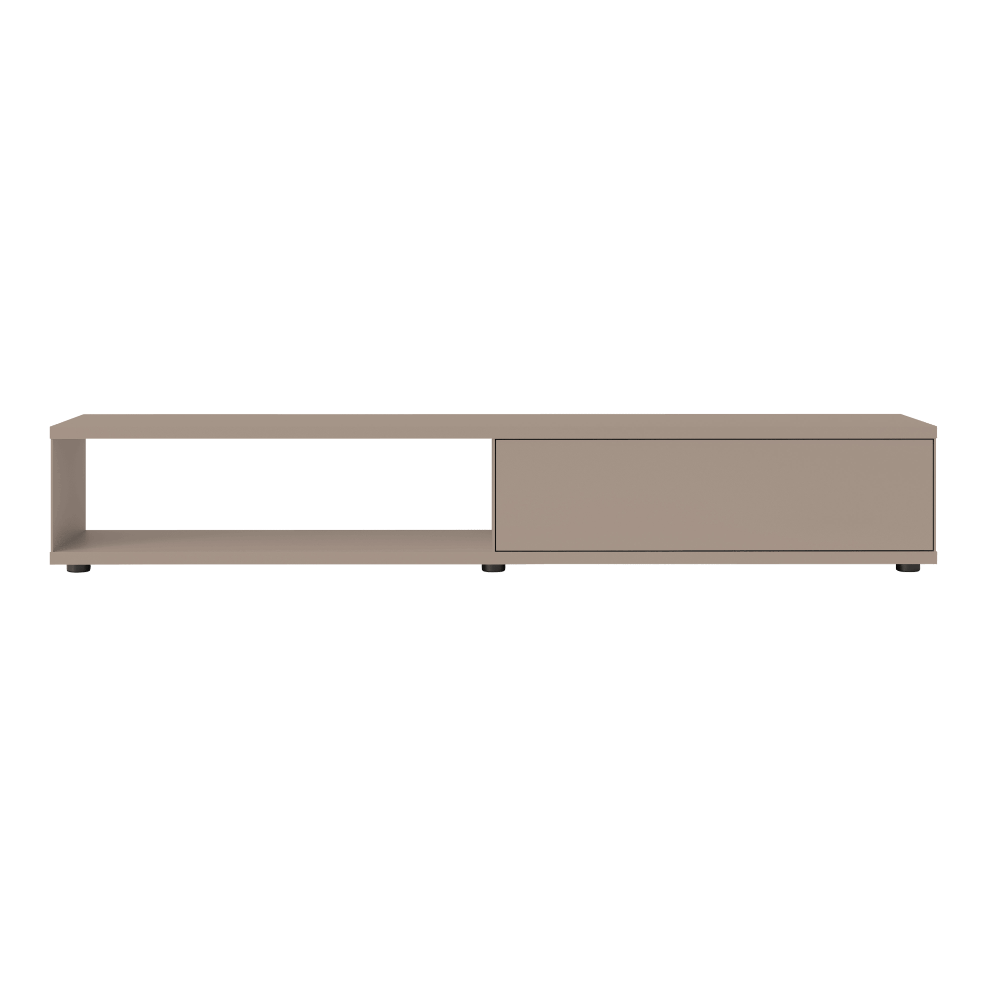 Flow Q Sideboard lang mit 1 Schubkasten