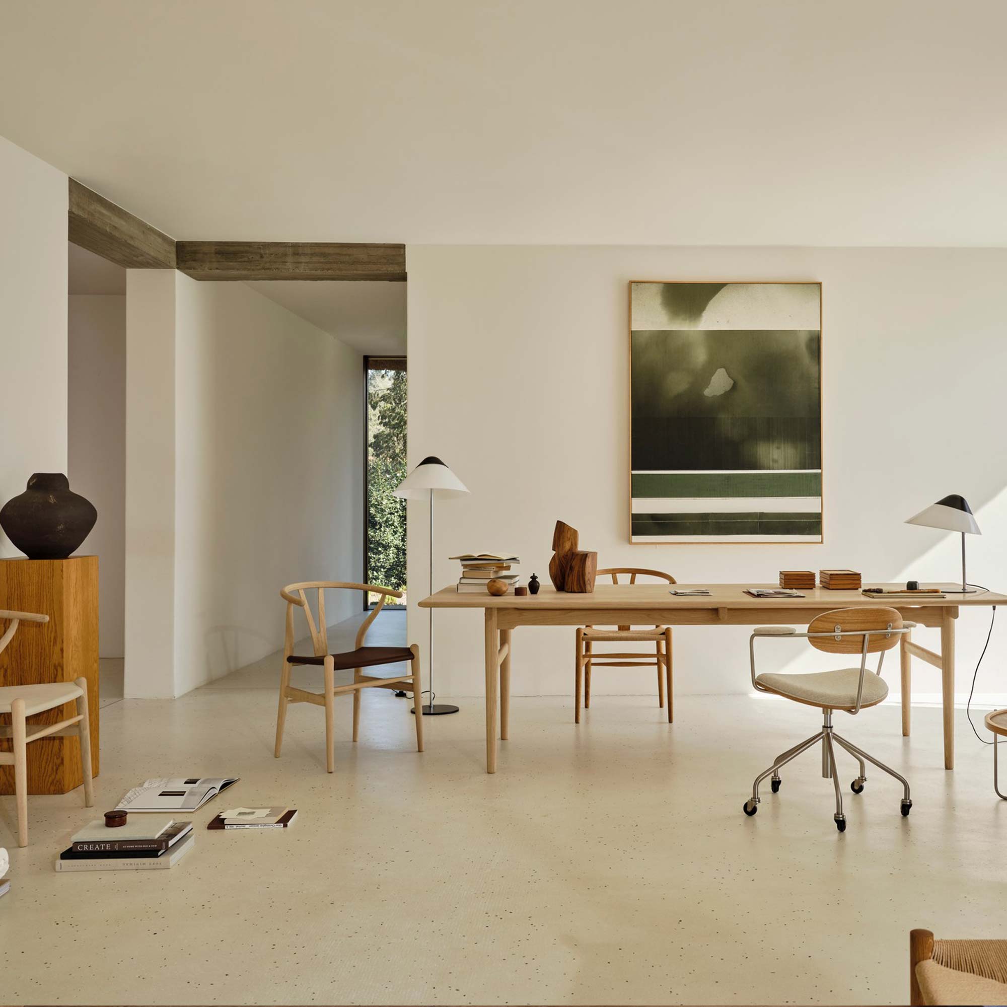 CH24 P | Wishbone Leder Chair Stuhl