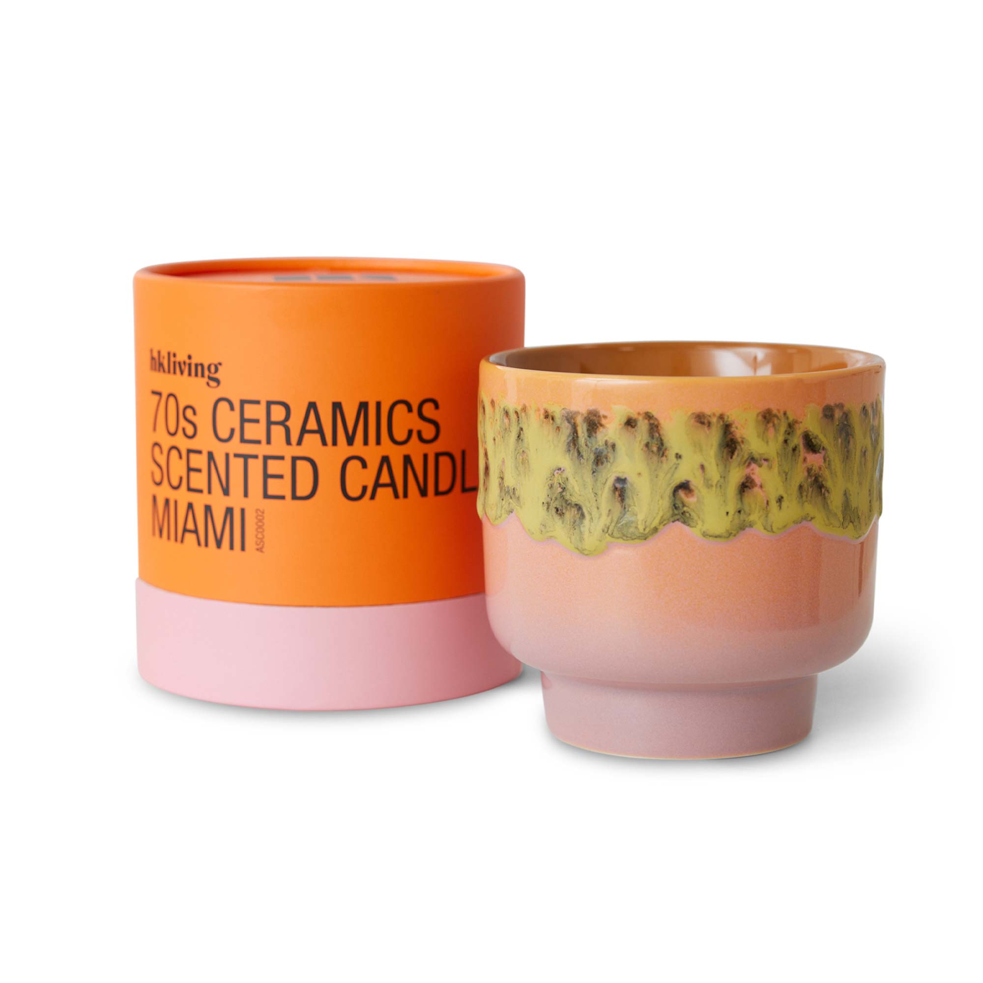 70s Ceramics: Scented Candle Duftkerze