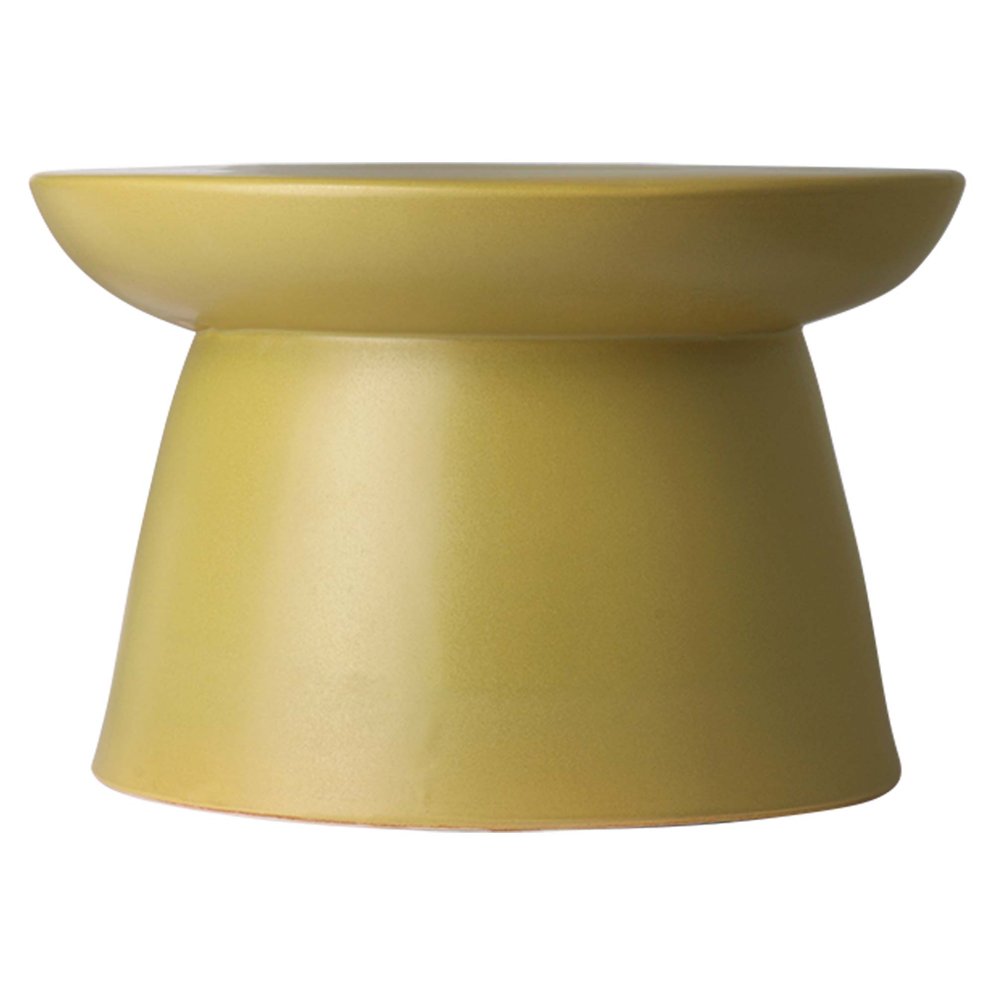 Earthenware Side Table Green XL Beistelltisch