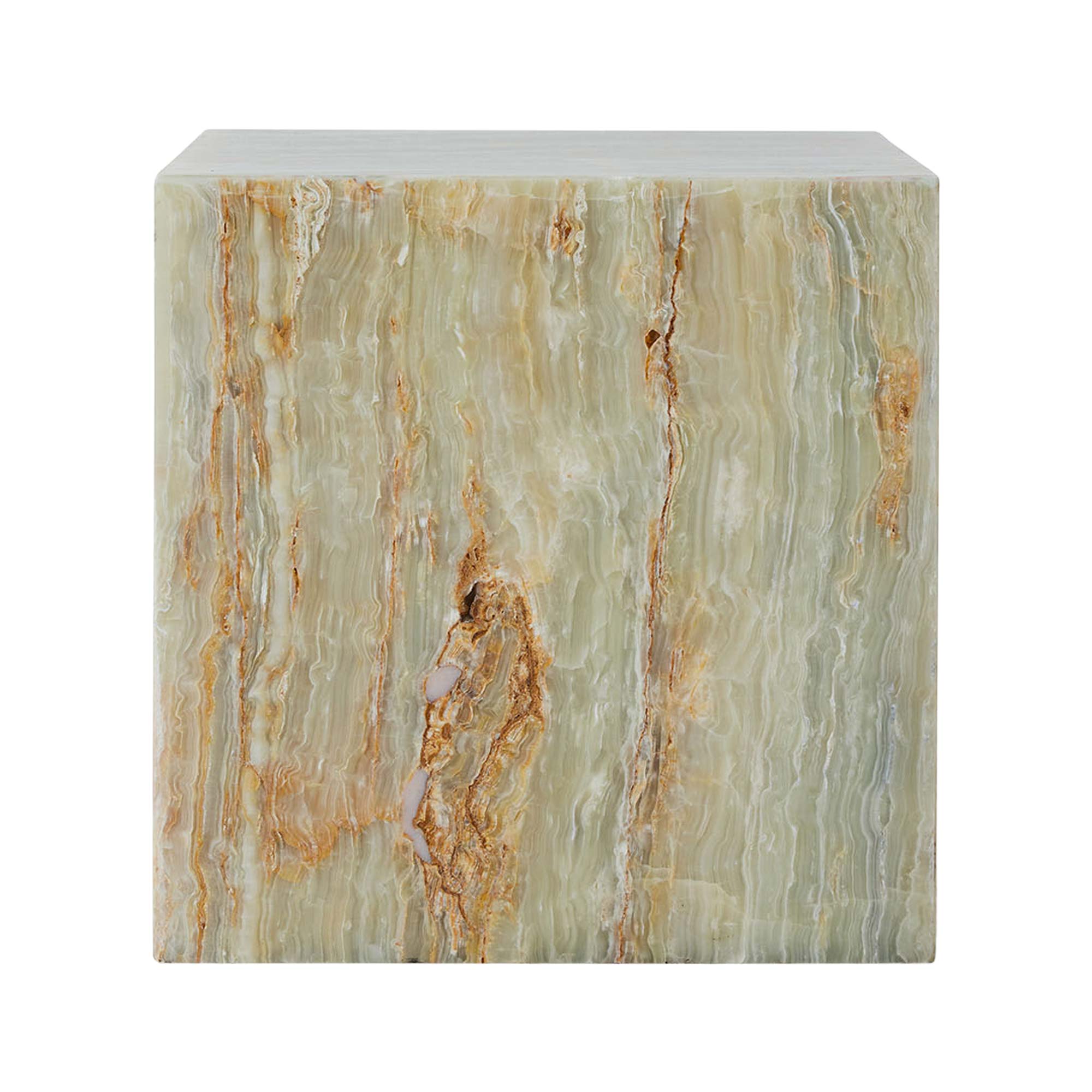 Onyx Marble Block Table Beistelltisch