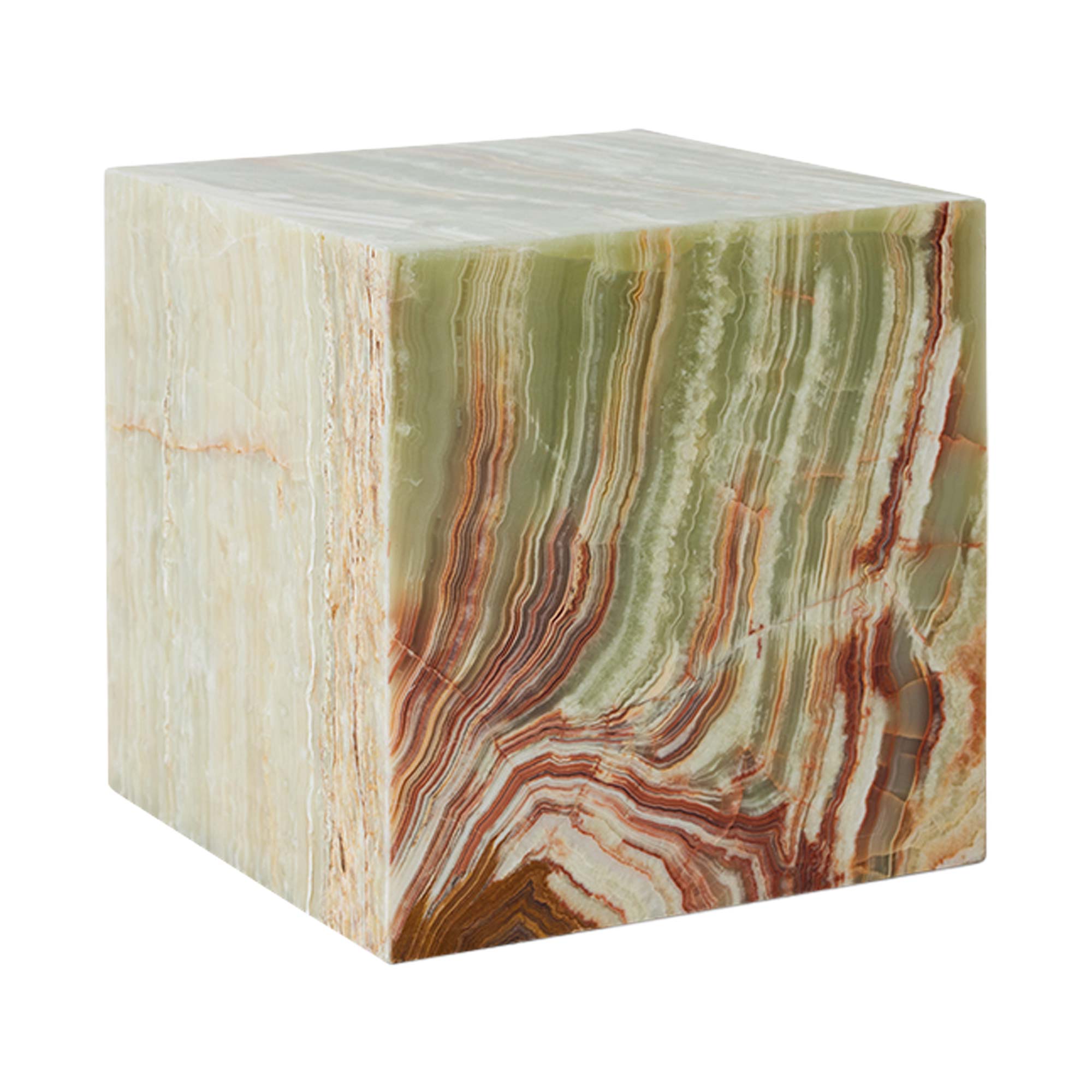 Onyx Marble Block Table Beistelltisch