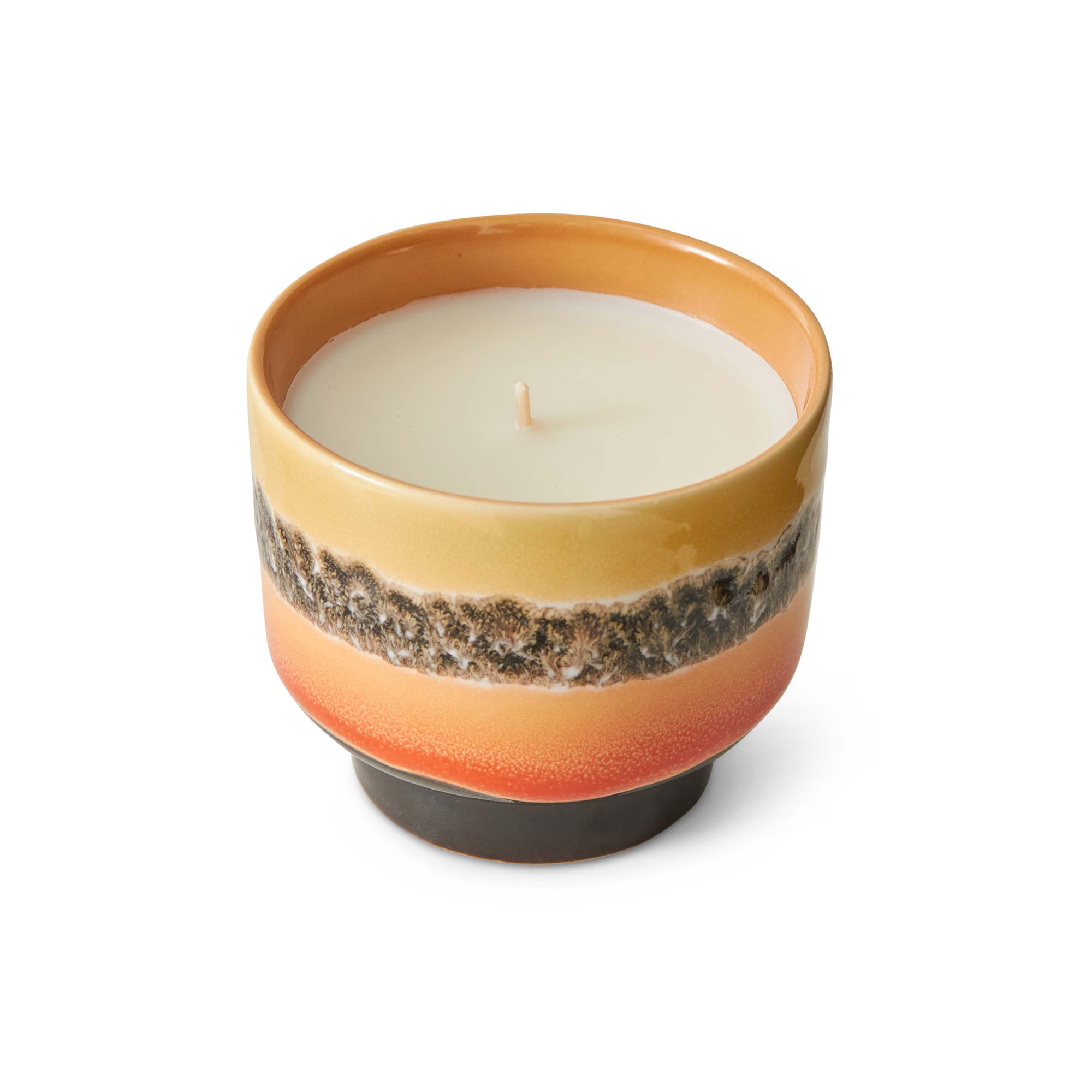 70s Ceramics: Small Scented Candle Duftkerze klein